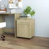 Image de Armoire À Roulettes Chêne Sonoma 45x38x54 Cm Bois D’ingénierie Vidaxl