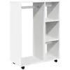 Image de Garde-robe Blanc 80x40x110 Cm Bois D’ingénierie Vidaxl