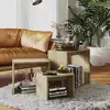Image de Tables Gigognes 3 Pcs Chêne Sonoma Aggloméré Vidaxl