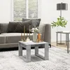 Image de Table D'appoint Gris Béton 50x50x35 Cm Bois D’ingénierie Vidaxl