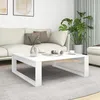 Image de Table Basse Blanc 100x100x35 Cm Bois D'ingénierie Vidaxl