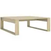 Image de Table Basse Chêne Sonoma 100x100x35 Cm Bois D'ingénierie Vidaxl