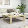 Image de Table basse chêne sonoma 100x100x35 cm aggloméré