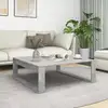 Image de Table Basse Gris Béton 100x100x35 Cm Bois D'ingénierie Vidaxl