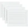 Image de Portes D'armoire À Persiennes 4pcs Blanc 39,5x49,4cm Pin Massif Vidaxl