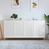 Image de vidaXL Portes à persiennes 4 pcs Bois de pin massif Blanc 993x594 cm