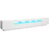 Image de Vidaxl meuble tv avec lumières led blanc 260x35x40 cm