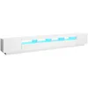 Image de Meuble Tv Avec Lumières Led Blanc 300x35x40 Cm Vidaxl