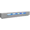 Image de Vidaxl meuble tv avec lumières led gris béton 300x35x40 cm
