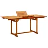Image de Table À Dîner De Jardin (120-170)x80x75 Cm Bois D'acacia Massif Vidaxl