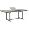 Image de Table À Dîner De Jardin (150-200)x100x75cm Bois D'acacia Massif Vidaxl