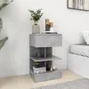 Image de Tables De Chevet 2 Pcs Gris Béton 40x35x65 Cm Vidaxl