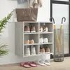 Image de Armoire À Chaussures Gris Béton 52,5x30x50 Cm Vidaxl