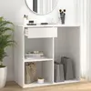 Image de Armoire À Cosmétiques Blanc 80x40x75 Cm Bois D'ingénierie Vidaxl