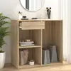 Image de Armoire Cosmétique Chêne Sonoma 80x40x75 Cm Bois D'ingénierie Vidaxl