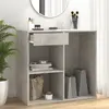 Image de Armoire À Cosmétiques Gris Béton 80x40x75 Cm Bois D'ingénierie Vidaxl