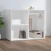 Image de vidaXL Armoire de dressing Blanc 80x40x65 cm Bois dingénierie 808846