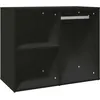 Image de Armoire De Dressing Noir 80x40x65 Cm Bois D'ingénierie Vidaxl