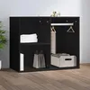 Image de vidaXL Armoire de dressing noir 80x40x65 cm bois dingénierie 808847