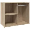 Image de Armoire De Dressing Chêne Sonoma 80x40x65 Cm Bois D'ingénierie Vidaxl
