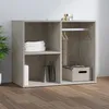 Image de vidaXL Armoire de dressing Gris béton 80x40x65 cm Bois dingénierie 808850