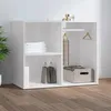 Image de vidaXL Armoire de dressing Blanc brillant 80x40x65cm Bois dingénierie 808852