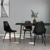 Image de Chaises À Manger Lot De 4 Noir Pp Vidaxl