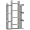 Image de Vidaxl bibliothèque gris béton 86x25,5x140 cm bois d’ingénierie