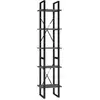 Image de Vidaxl bibliothèque à 5 niveaux gris 40x30x175 cm bois ingénierie