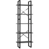 Image de Vidaxl bibliothèque à 5 niveaux gris 60x30x175 cm bois ingénierie