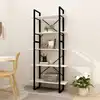 Image de Bibliothèque À 5 Niveaux Blanc 80x30x175 Cm Bois De Pin Vidaxl