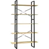 Image de Bibliothèque À 5 Niveaux 100x30x175 Cm Bois De Pin Vidaxl