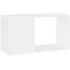 Image de Meuble Tv Blanc 60x24x32 Cm Bois D'ingénierie Vidaxl