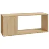 Image de Meuble Tv Chêne Sonoma 80x24x32 Cm Bois D'ingénierie Vidaxl
