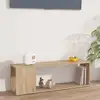 Image de Meuble Tv Chêne Sonoma 100x24x32 Cm Bois D'ingénierie Vidaxl