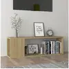 Image de Meuble tv chêne sonoma 100x24x32 cm aggloméré