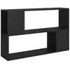 Image de Vidaxl bibliothèque noir 100x24x63 cm bois d'ingénierie