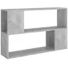 Image de Vidaxl bibliothèque gris béton 100x24x63 cm bois d'ingénierie