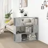 Image de Bibliothèque/séparateur De Pièce Gris Béton 100x24x94 Cm Vidaxl