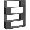 Image de Vidaxl bibliothèqueséparateur de pièce gris brillant 100x24x124 cm