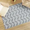 Image de vidaXL Tapis dextérieur ARAKIL gris 140 x 200 cm PP 316950