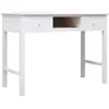 Image de Buffet Blanc 108x45x76 Cm Bois De Paulownia Massif Vidaxl