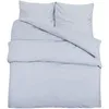 Image de Ensemble De Housse De Couette Gris 140x200 Cm Microfibre Légère Vidaxl