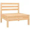 Image de vidaXL Bois de Pin Massif Canapé Central de Jardin Canapé Central de Patio Meuble de Terrasse Canapé de Jardin Extérieur 806572