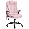 Image de Chaise De Bureau De Massage Rose Velours Vidaxl