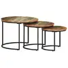 Image de Tables Gigognes 3 Pcs Bois De Récupération Massif Vidaxl