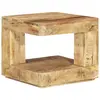 Image de Table Basse 45x45x40 Cm Bois De Manguier Massif Vidaxl