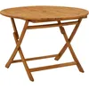 Image de vidaXL Table pliable de jardin 110 cm Bois dacacia massif
