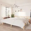 Image de vidaXL Cadre de lit Bois de pin massif 180x200 cm Super King 810097