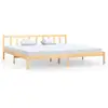 Image de Vidaxl cadre de lit sans matelas bois massif